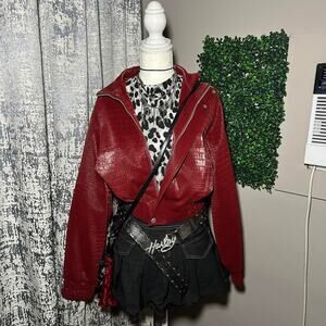 Harley davidson bedazzled belt